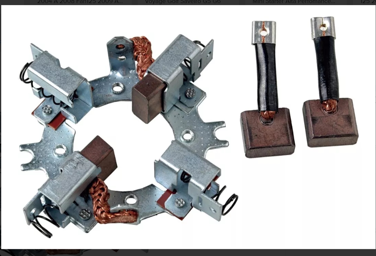 PORTA ESCOVA MOTOR PARTIDA 12V